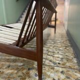 Vintage Scandinavian 3-seater bench 1960
