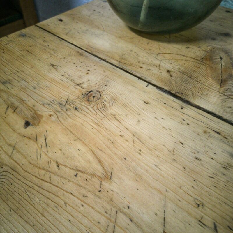 Table basse bois ancien