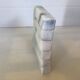 Six gray white marble knife holders