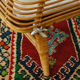 Children's rattan bench
