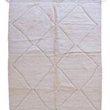 Tapis Blanc Beni Ourain - 297 x 224 cm