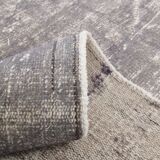 Gray handmade vintage rug 174x294cm