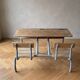 Vintage double school desk