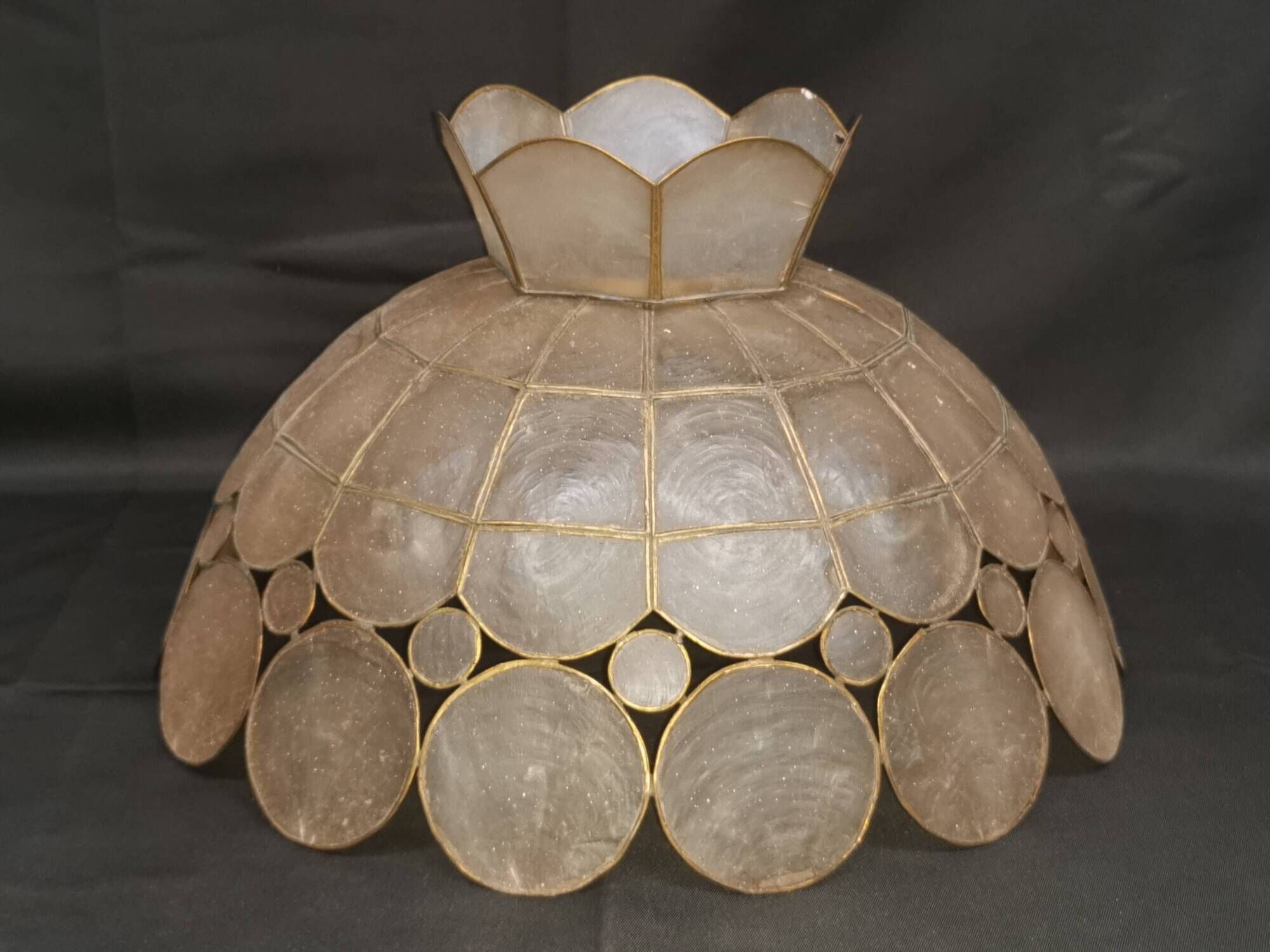 Vintage chandelier, mother-of-pearl suspension