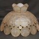 Vintage chandelier, mother-of-pearl suspension