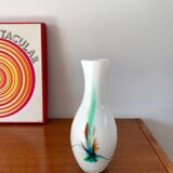 Murano style colored opaline vase from the 60s