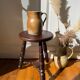 The rustic stool