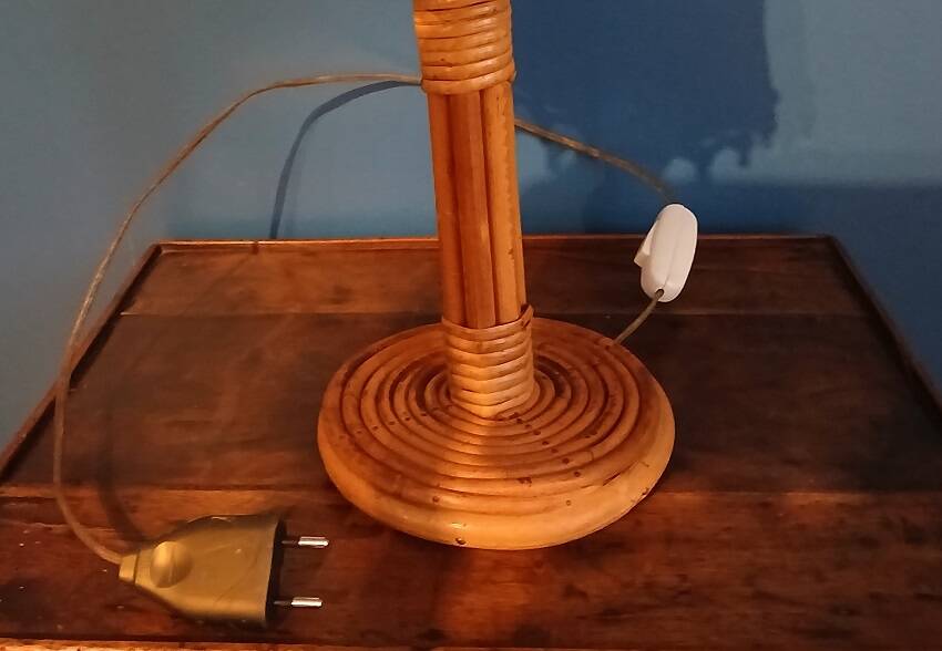 Louis Sognot Bamboo Lamp