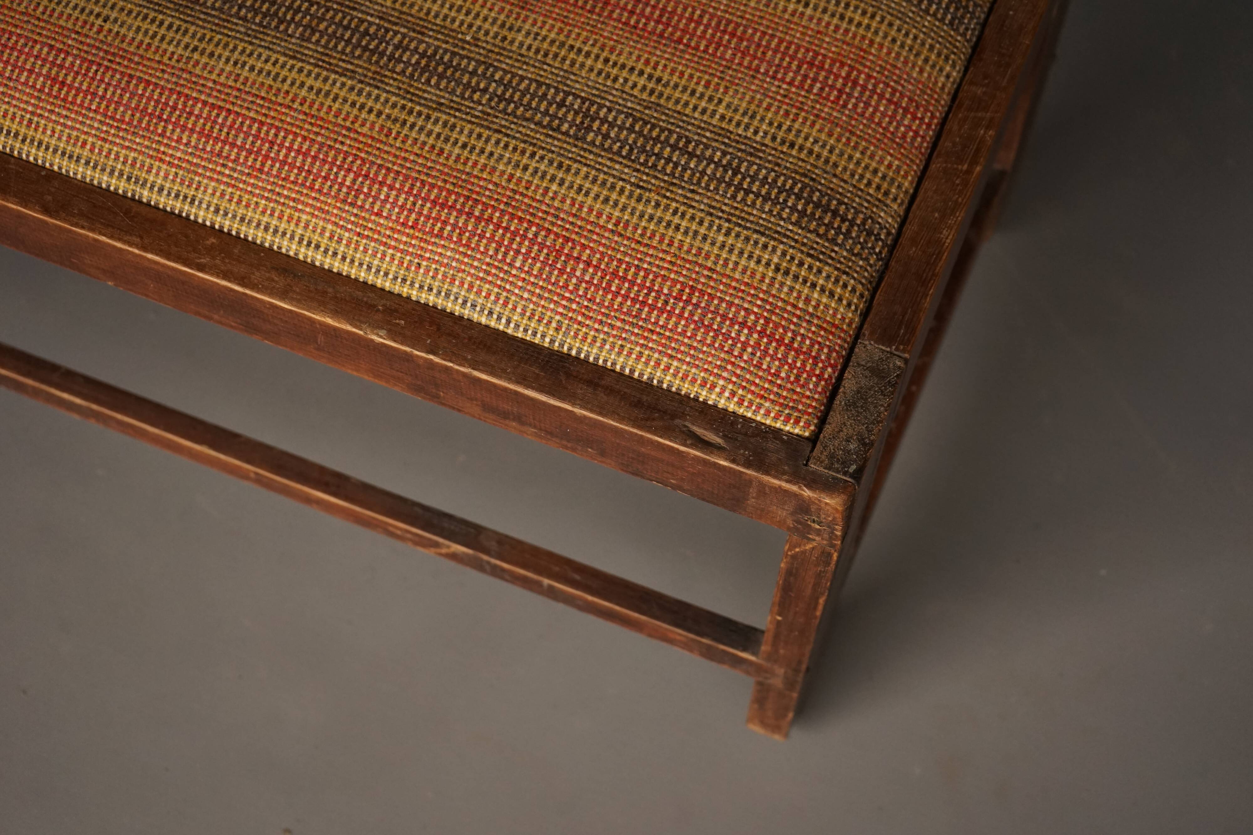 Vintage Modernist Bauhaus Stool, 1920s