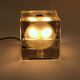 Alessandro Mendini “Cubosfera” Table Lamp Metal Crome Glass 1968 Italy