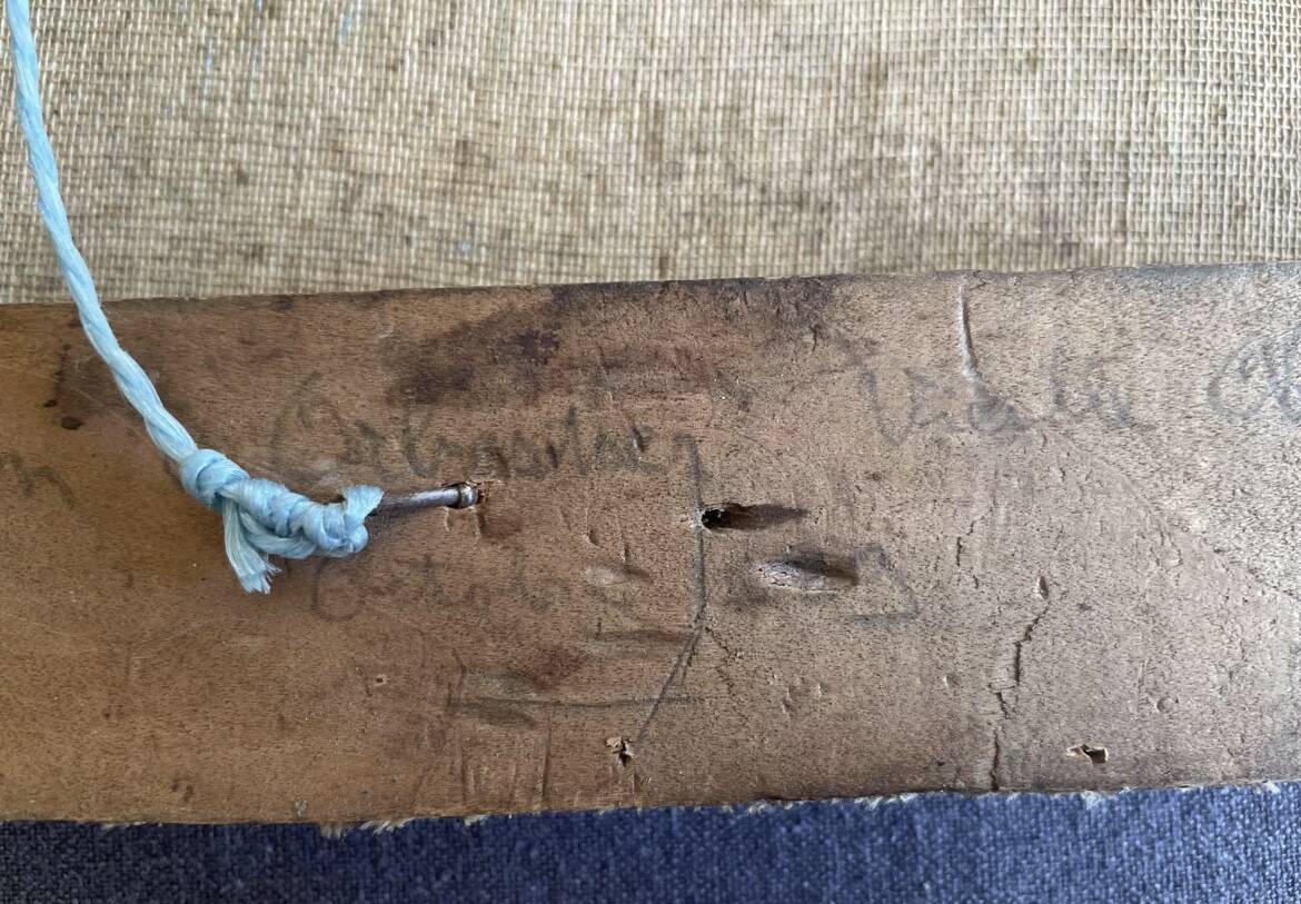 Oil on canvas Vendée landscape