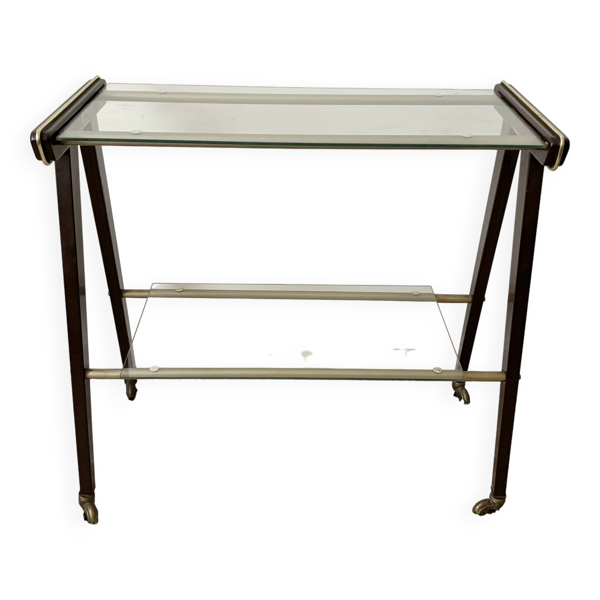 Console vintage sur roulette par Rama Torino
