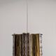 Hollywood Regency brass pendant by Vitrika, Denmark circa 1970.