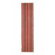 Vintage Turkish hand-knotted wool cotton red kilim runner rug 75x312