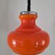 Orange opaline suspension from the 1970s.