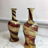 Pair of Murano inspired vase, nineteenth century