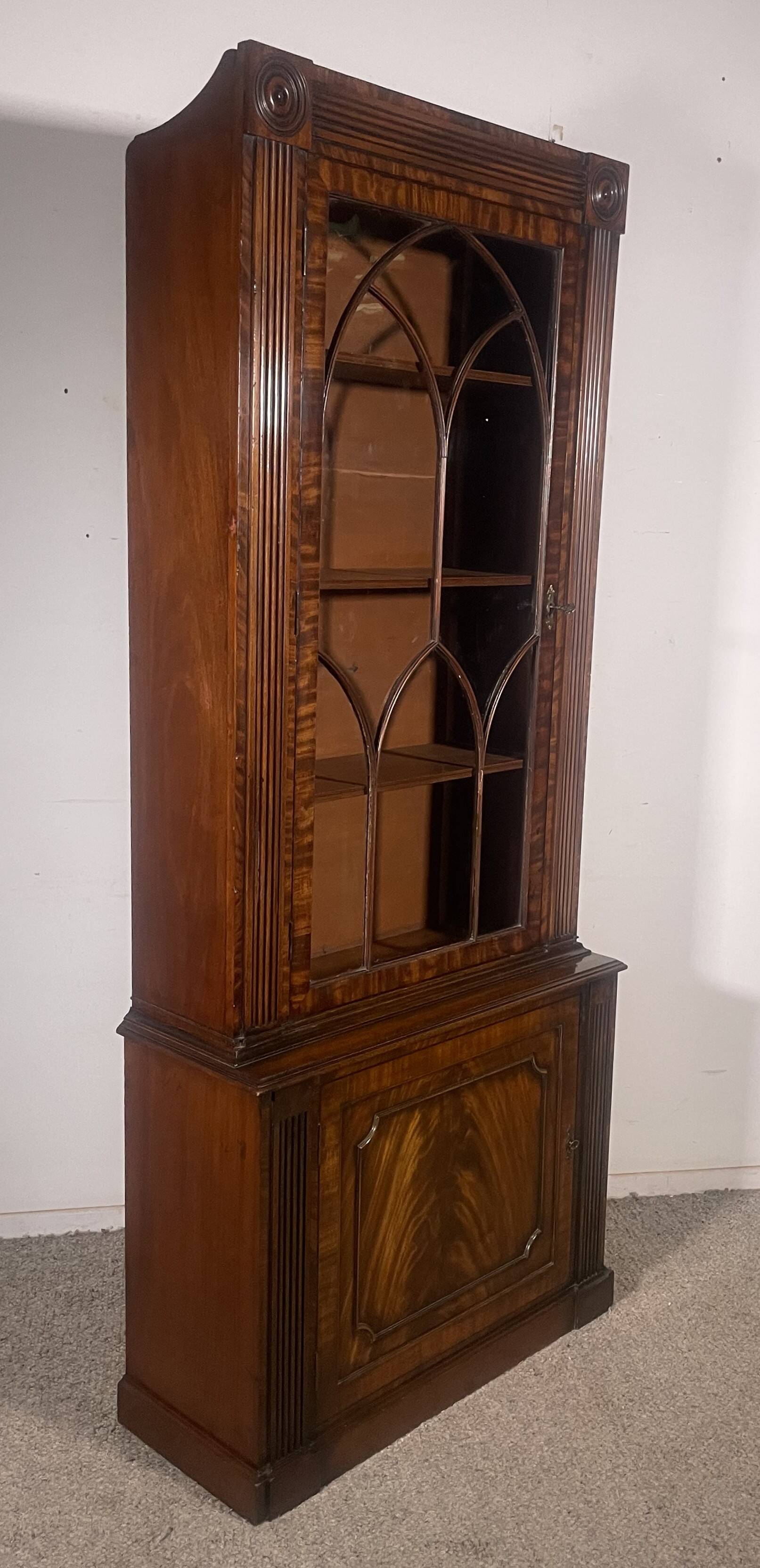 early 19th century mahogany bookcase