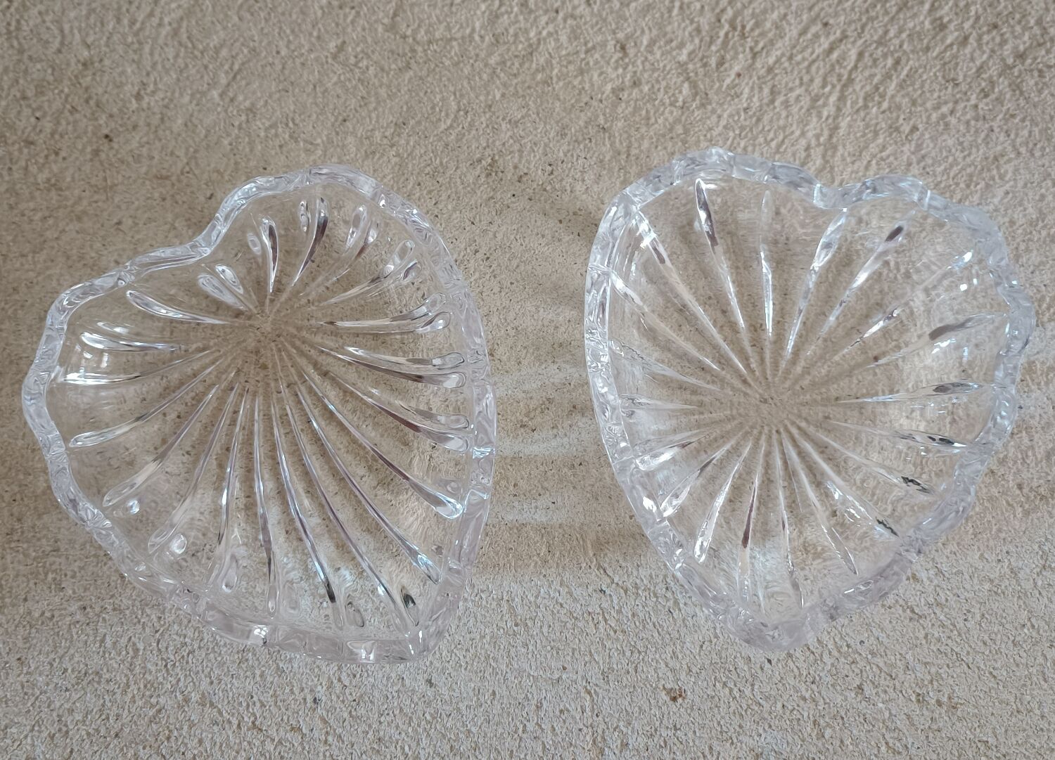 Boîte coeur en cristal