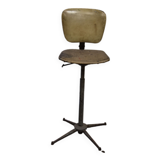 Vintage workshop stool