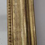 Golden Louis Philippe Mirror with Gold Leaf 55x76cm
