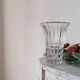 Slender glass vase