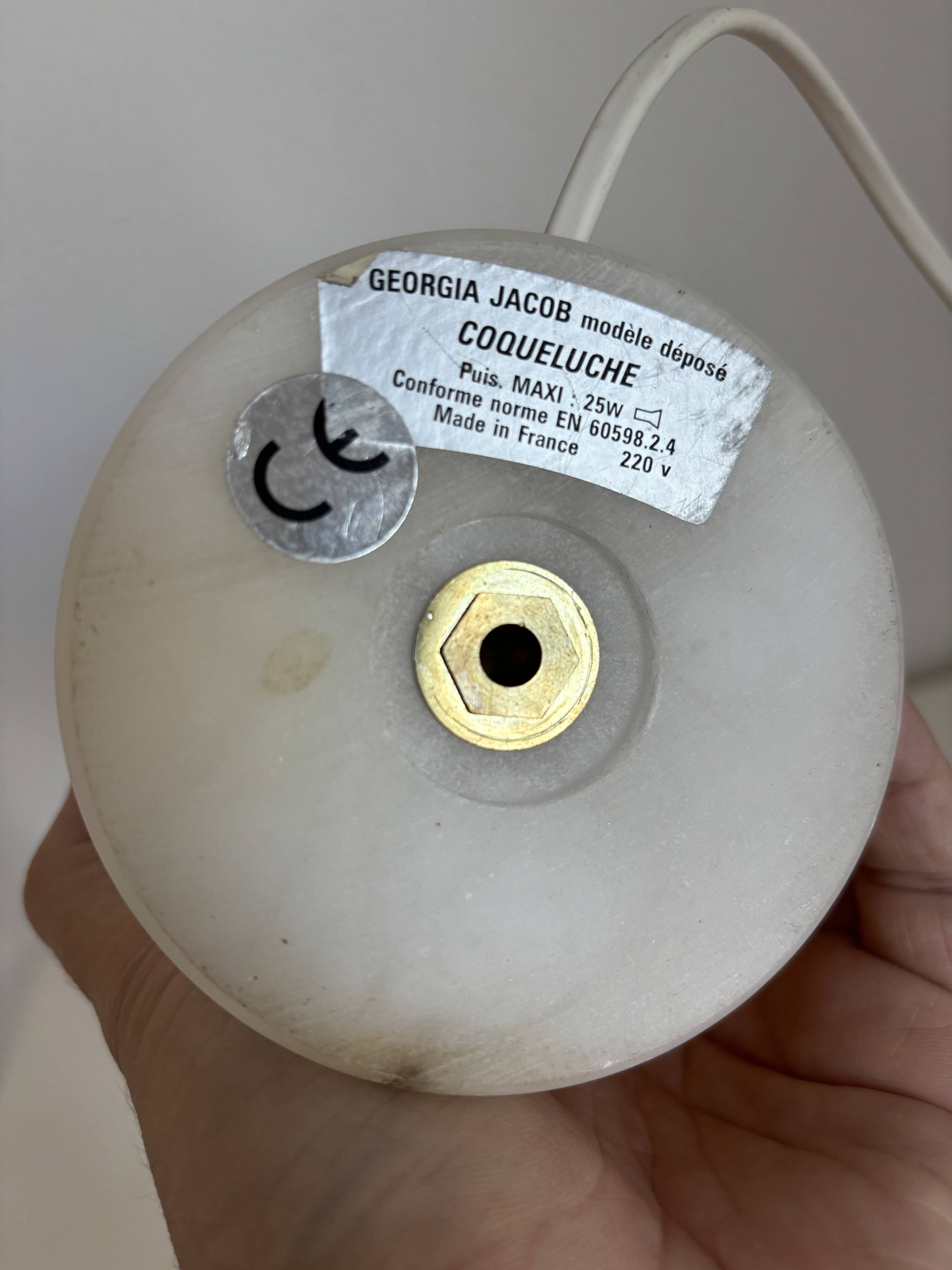 Vintage 1970s Georgia Jacob Coqueluche Table Lamp - 20 cm