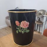 Old wastepaper basket/office bin