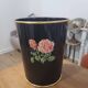 Old wastepaper basket/office bin
