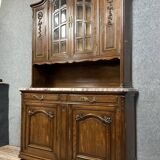 Buffet a deux corps époque Napoléon III en chêne vers 1850