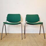 2 chairs by Giancarlo Piretti for Castelli, 1970
