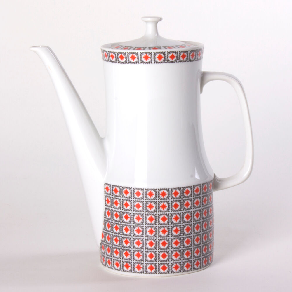 Porcelain coffee set, Czechoslovakia, circa 1960