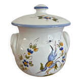 Moustiers earthenware candy dish