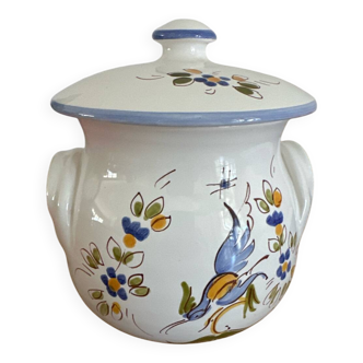 Moustiers earthenware candy dish