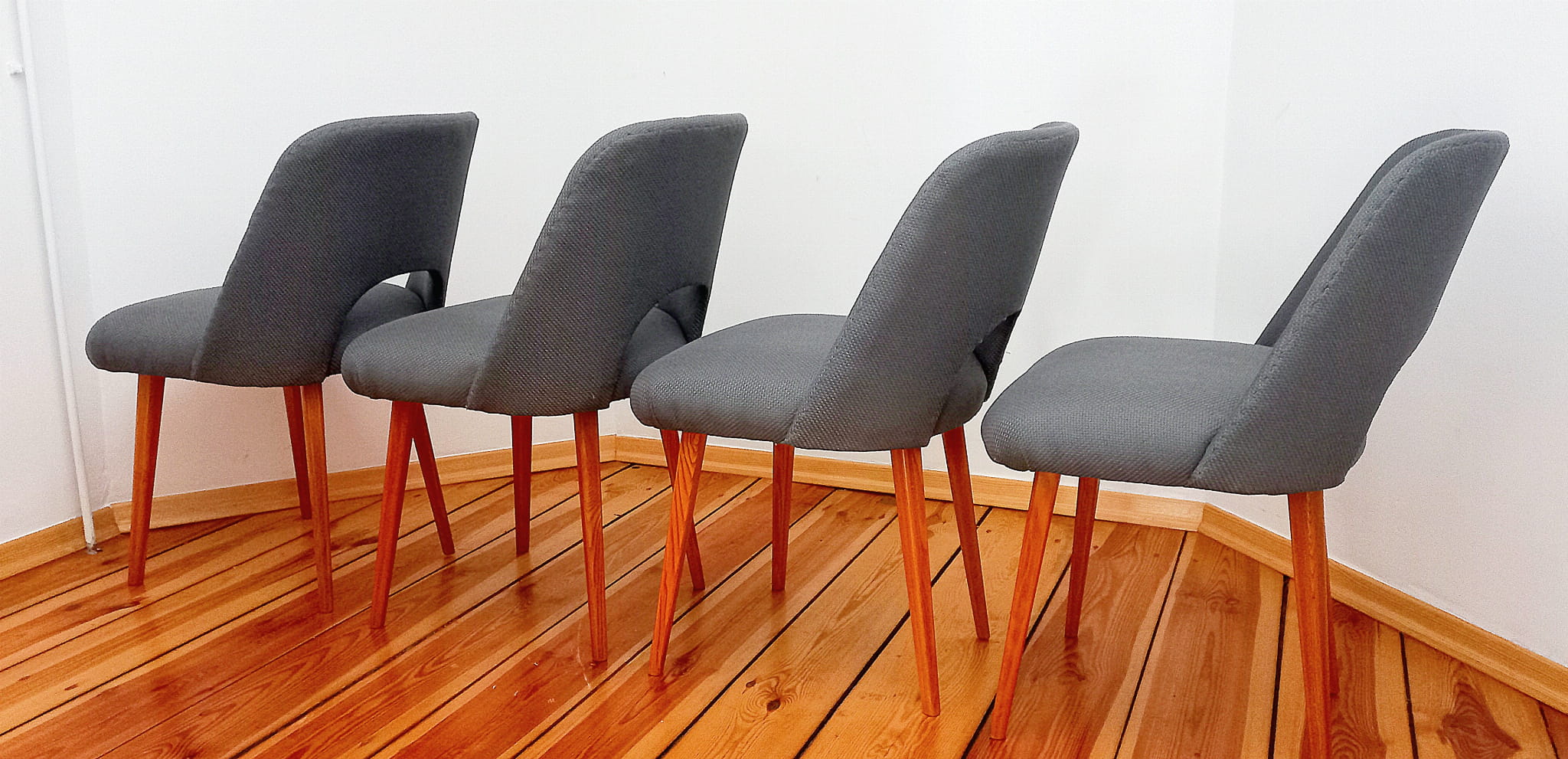Set of four chairs O. Haerdtl, Ton, Czechoslovakia, the 60s