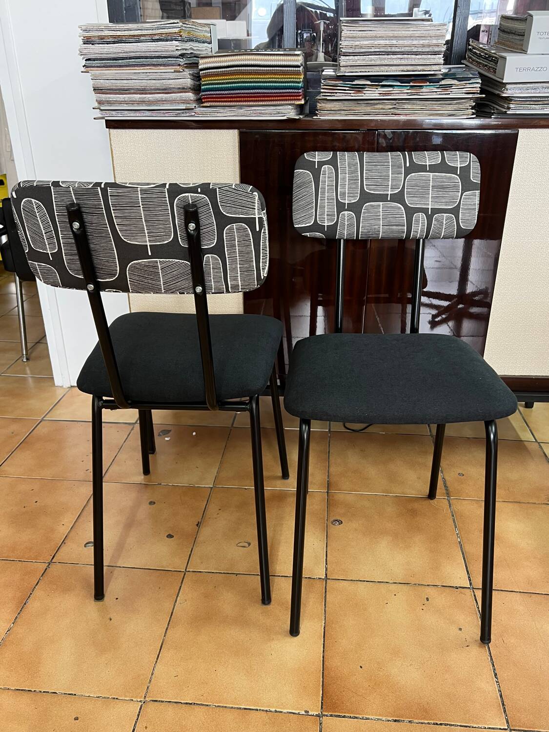 Pair of refurbished chairs
