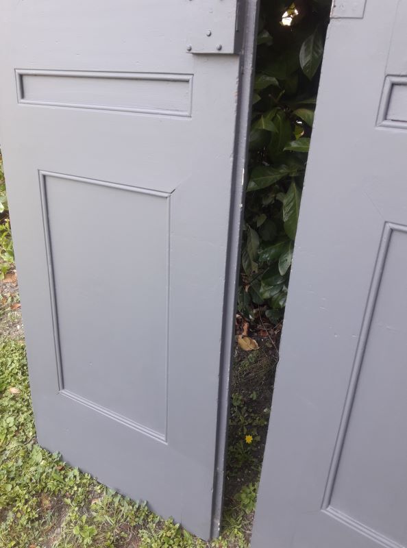 Pair of doors 242,5x116 of antique closet