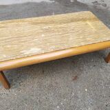 Table basse architonic en travertin