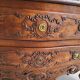 18th century provencal chest of drawers with openwork cross-borders in nyer