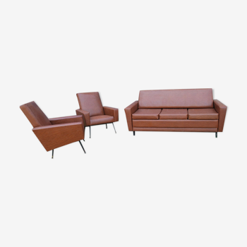 Sofa and two vintage armchairs