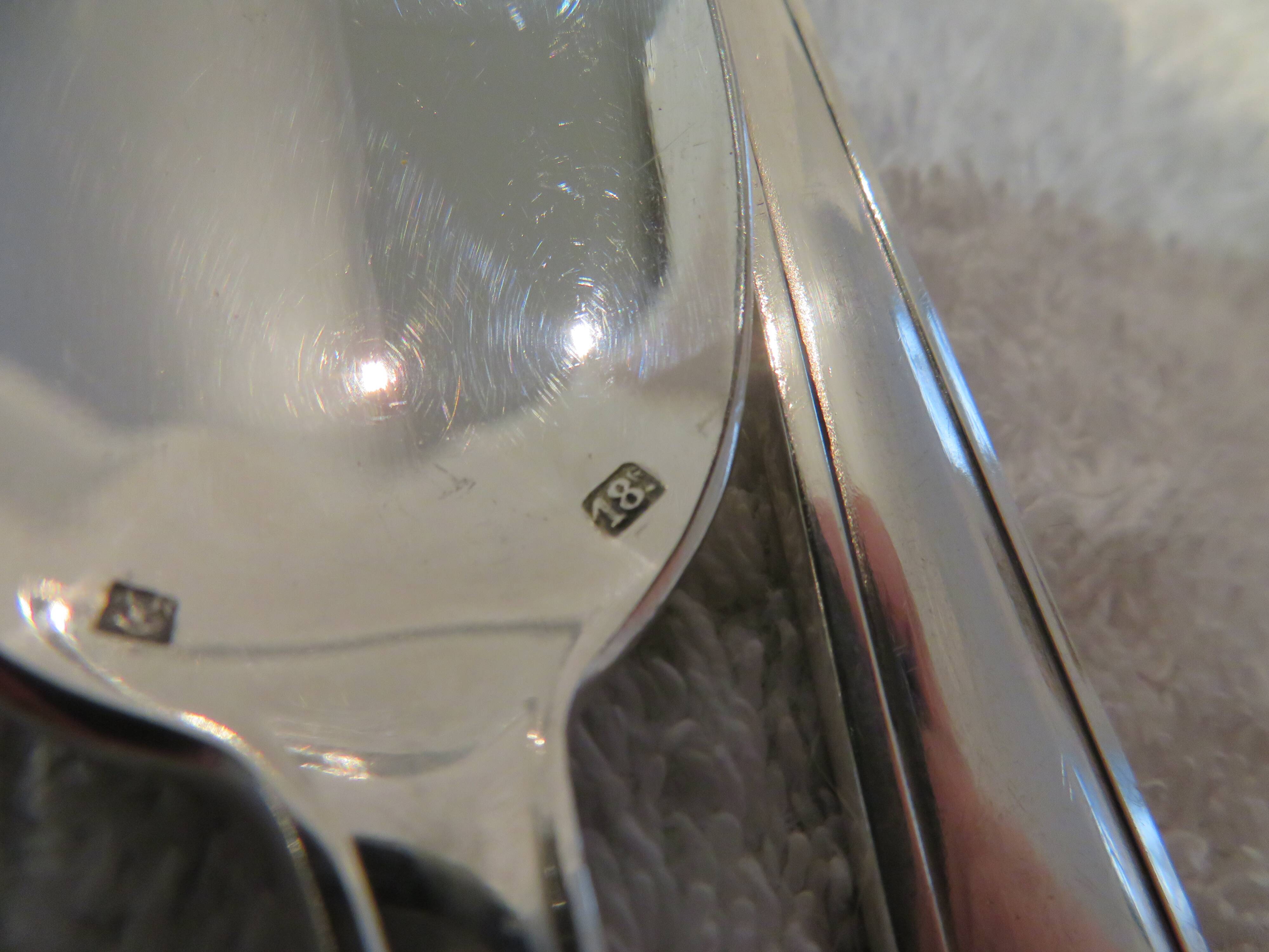 12 silver-plated coffee spoons, AR Grand Prix Monaco, 13.7 cm