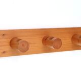 Charlotte Perriand's pine coat rack for Les Arcs, 60s