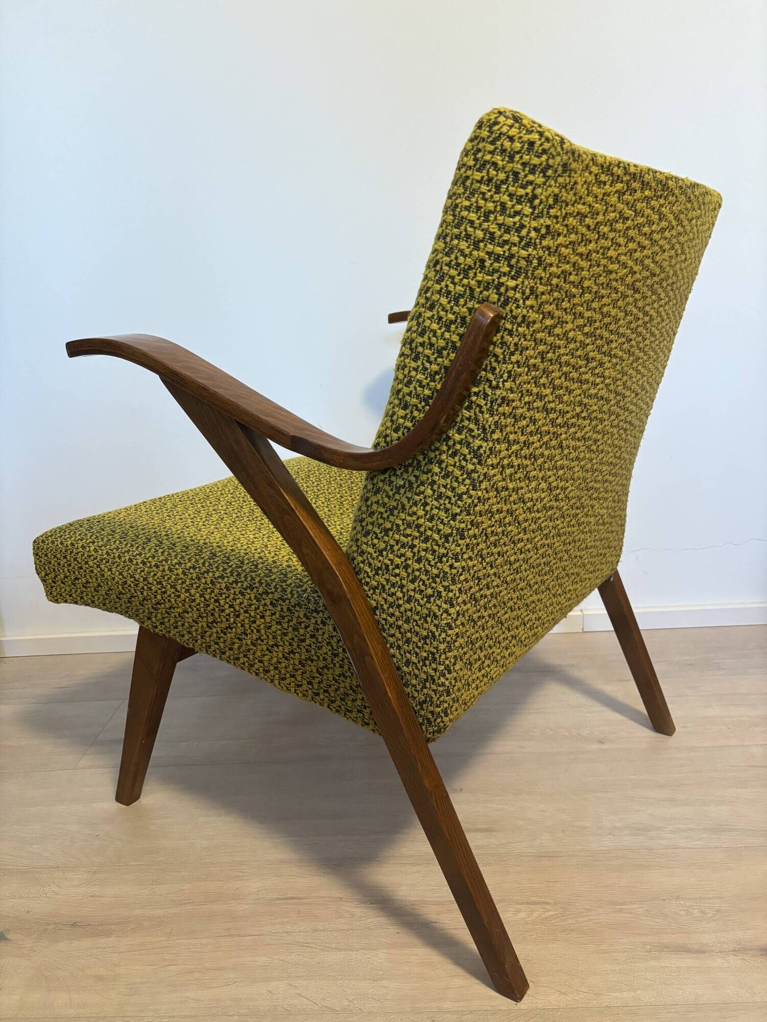 Mid-Century Lounge Chair by Meier, from Czechoslovakia 1960’s