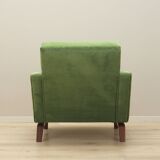 Fauteuil vert, design danois, années 1970, production : Danemark