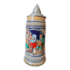 Beer mug 1 liter lowenbrau munich ceramic / numbered