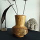 Vase wood art brut 1970