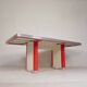 Ahrend Oda dining table desk with aluminium edge, 1950s