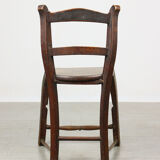 Antique Patinated Children's Chair, 1890s
