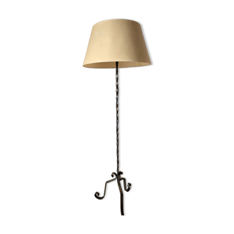 Wrought iron floor lamp