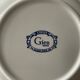 Complete set of 12 talking plates in Gien earthenware