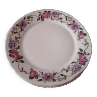 Vintage floral pattern dessert plates
